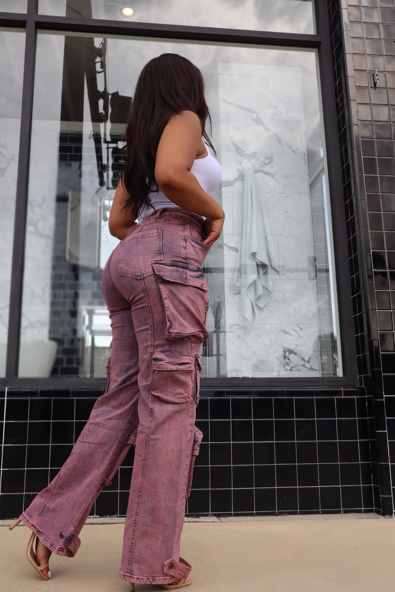[ KIRSH ]★PIGMENT FRONT LINE POINT CARGO PANTS KIRSH ]☆PIGMENT FRONT LINE POINT CARGO PANTS