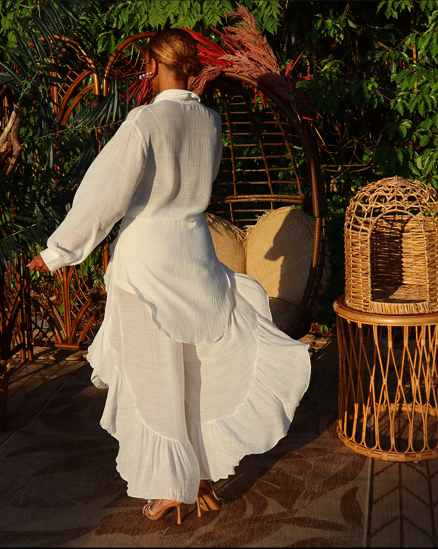 theredthread S butterfly pants 白 A83013A3-C9CE-4BC9-8FD8-