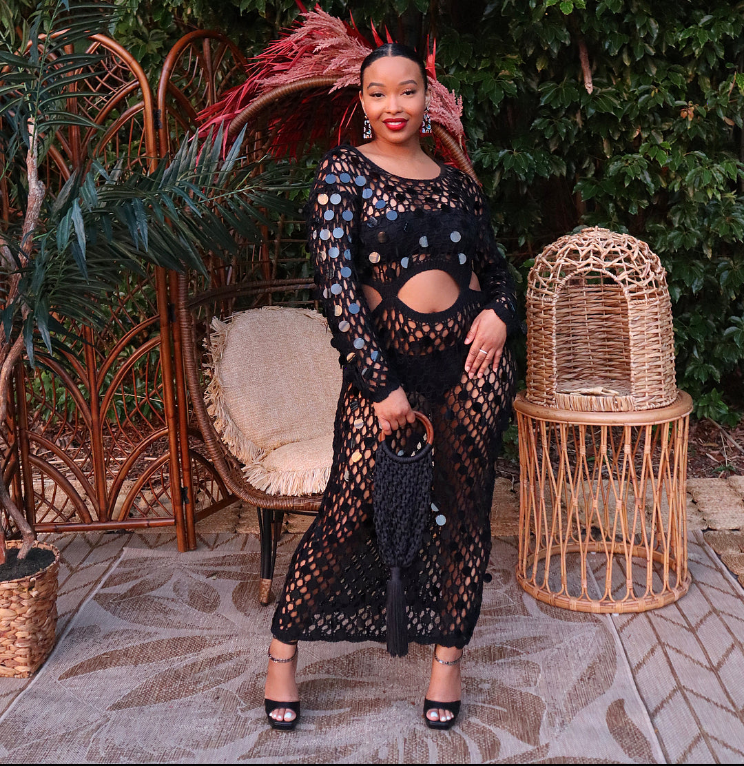 Out the Plastic! Crochet Dress – Meow and Barks Boutique
