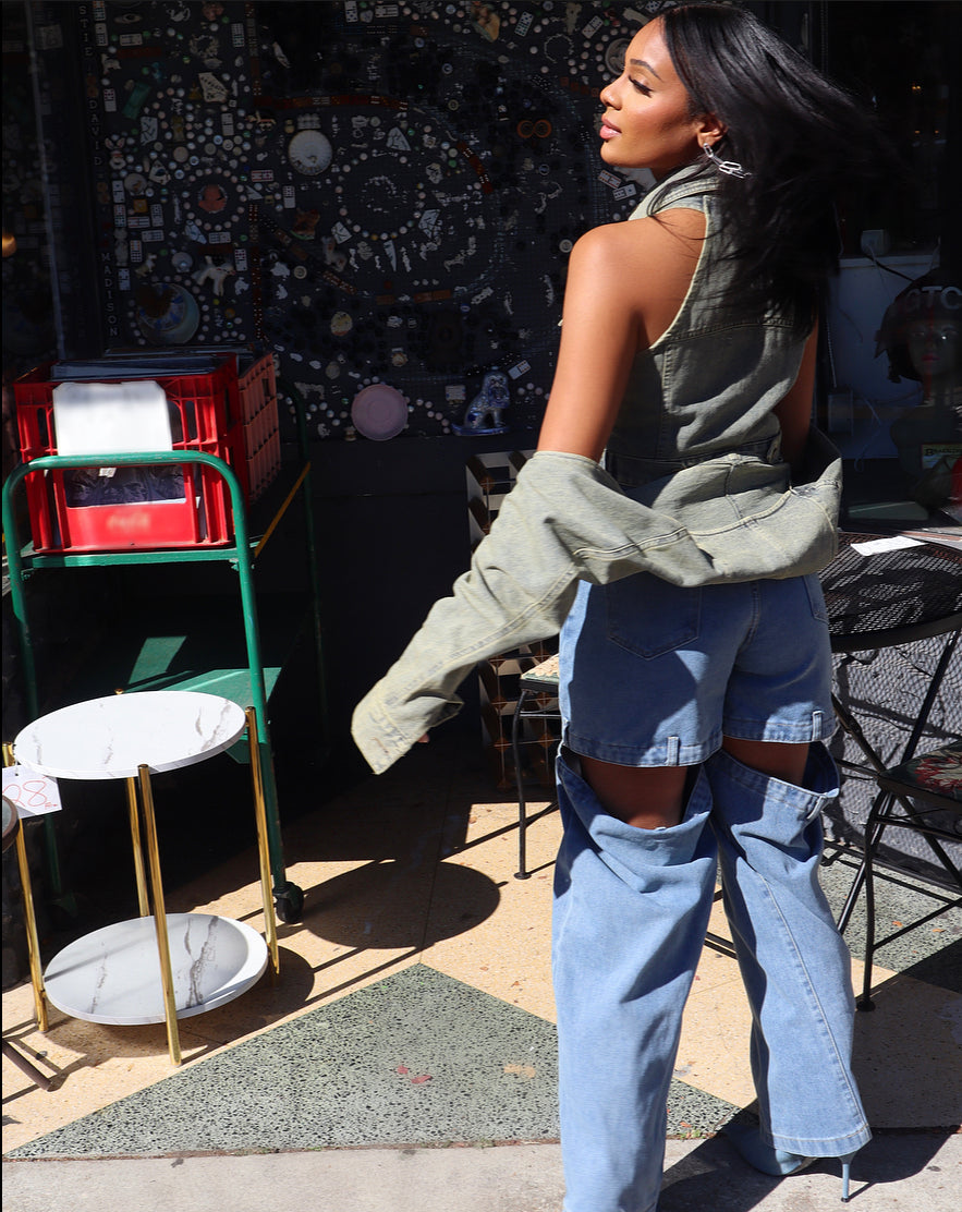 2 PC Jacket Set SAND WASH – Meow and Barks Boutique