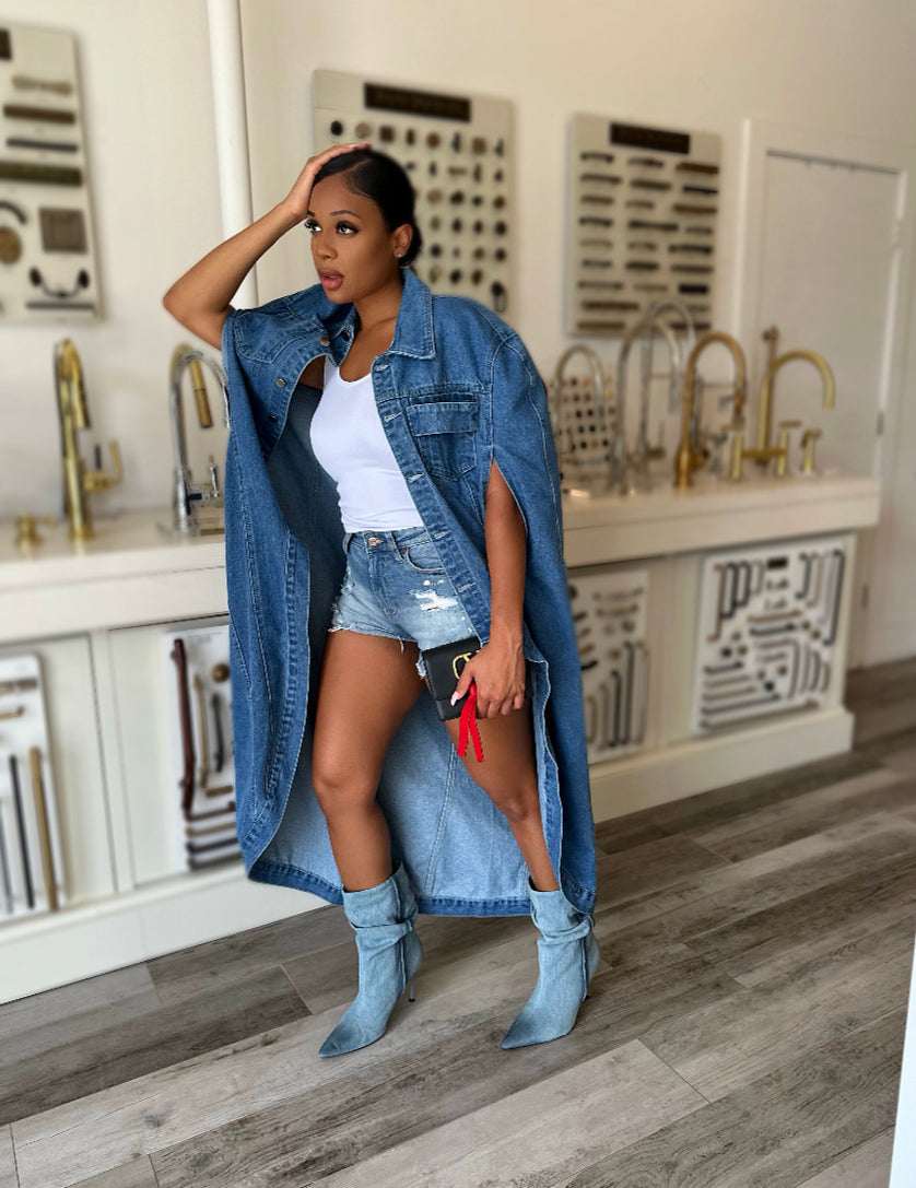 Denim Capelet *SHIPS 9/24