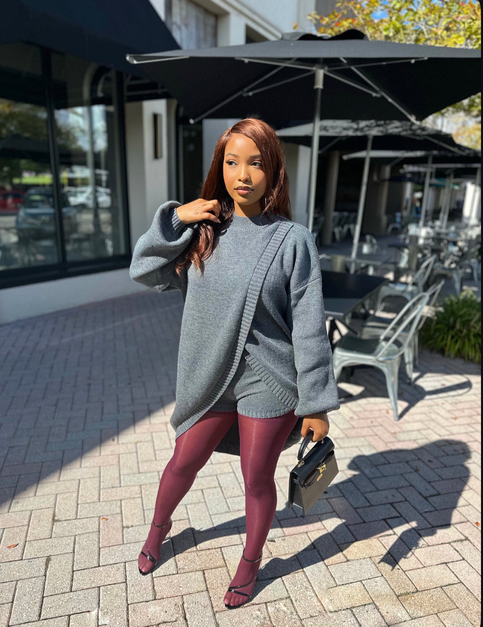 Sweater Weather Short Set