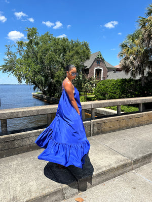 Ghana Dreaming Maxi (Royal Blue)