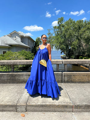 Ghana Dreaming Maxi (Royal Blue)