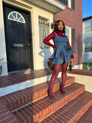 Rosetta Denim Top/Mini