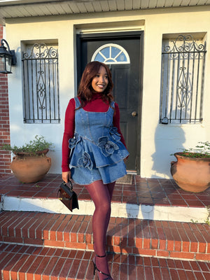 Rosetta Denim Top/Mini