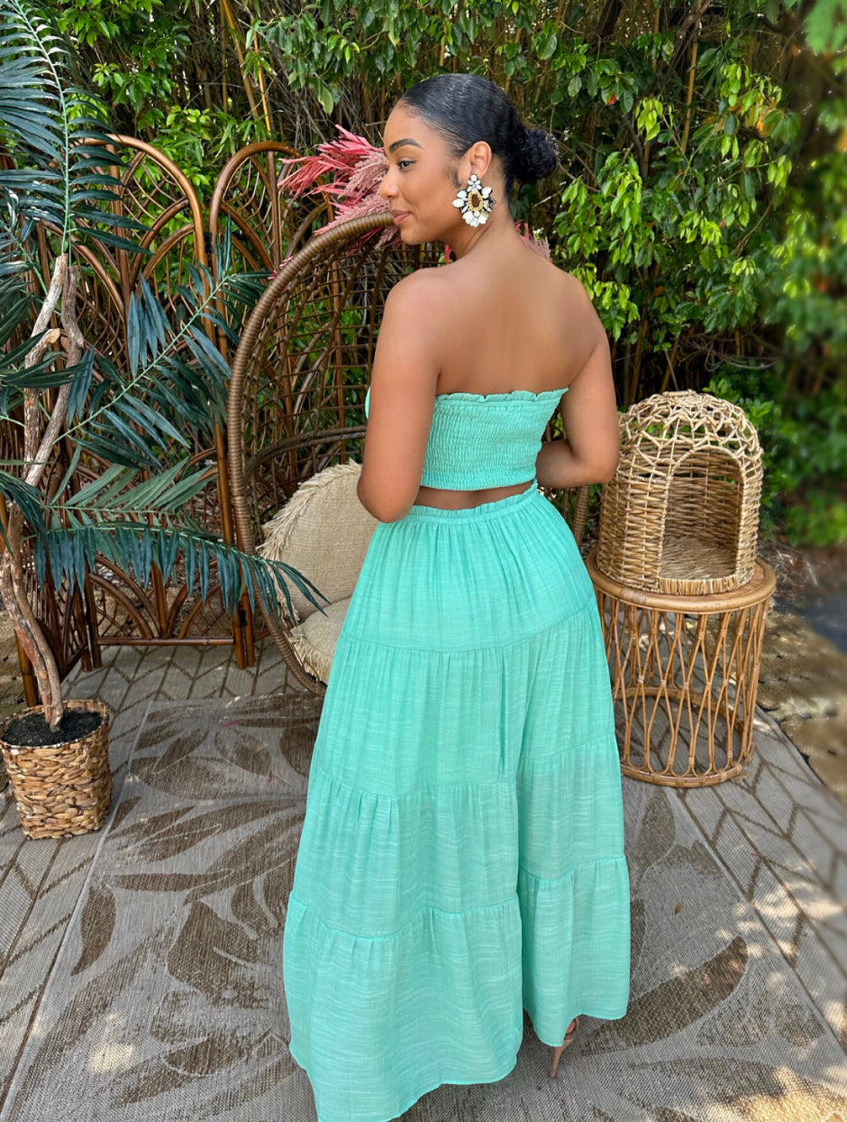 Mint Chic Skirt Set