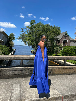 Ghana Dreaming Maxi (Royal Blue)