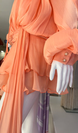 Peach Birthday Dress NEW TODAY