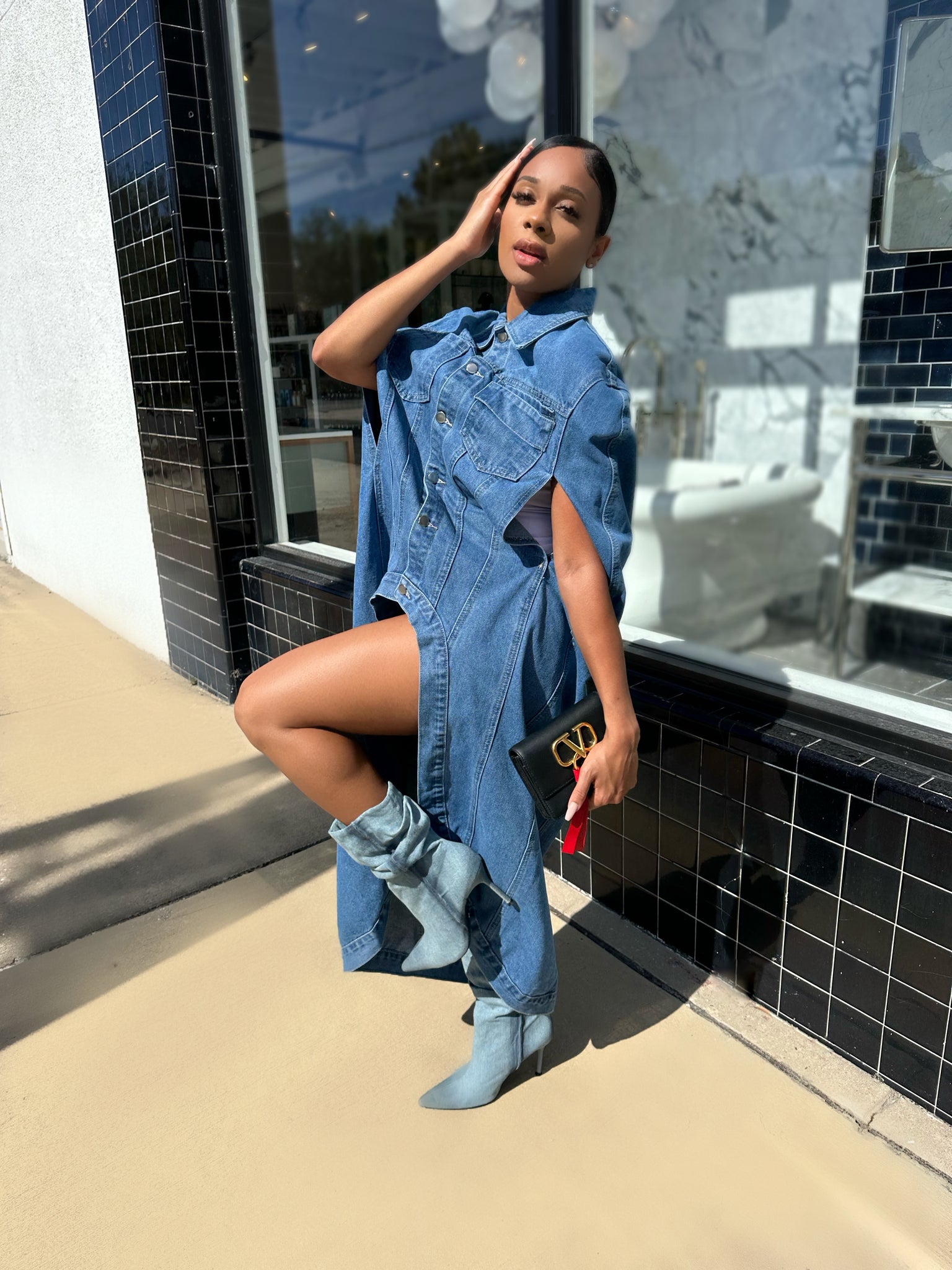 Denim Capelet *SHIPS 10/24
