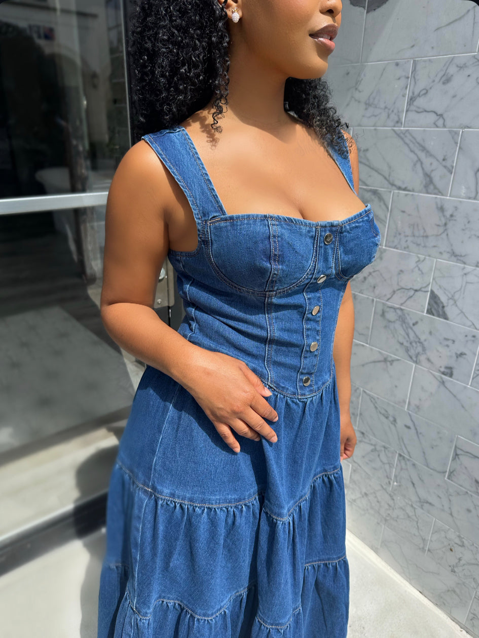 Denim Belle Maxi Medium 6-8 Denim Belle Maxi Medium 6-8
