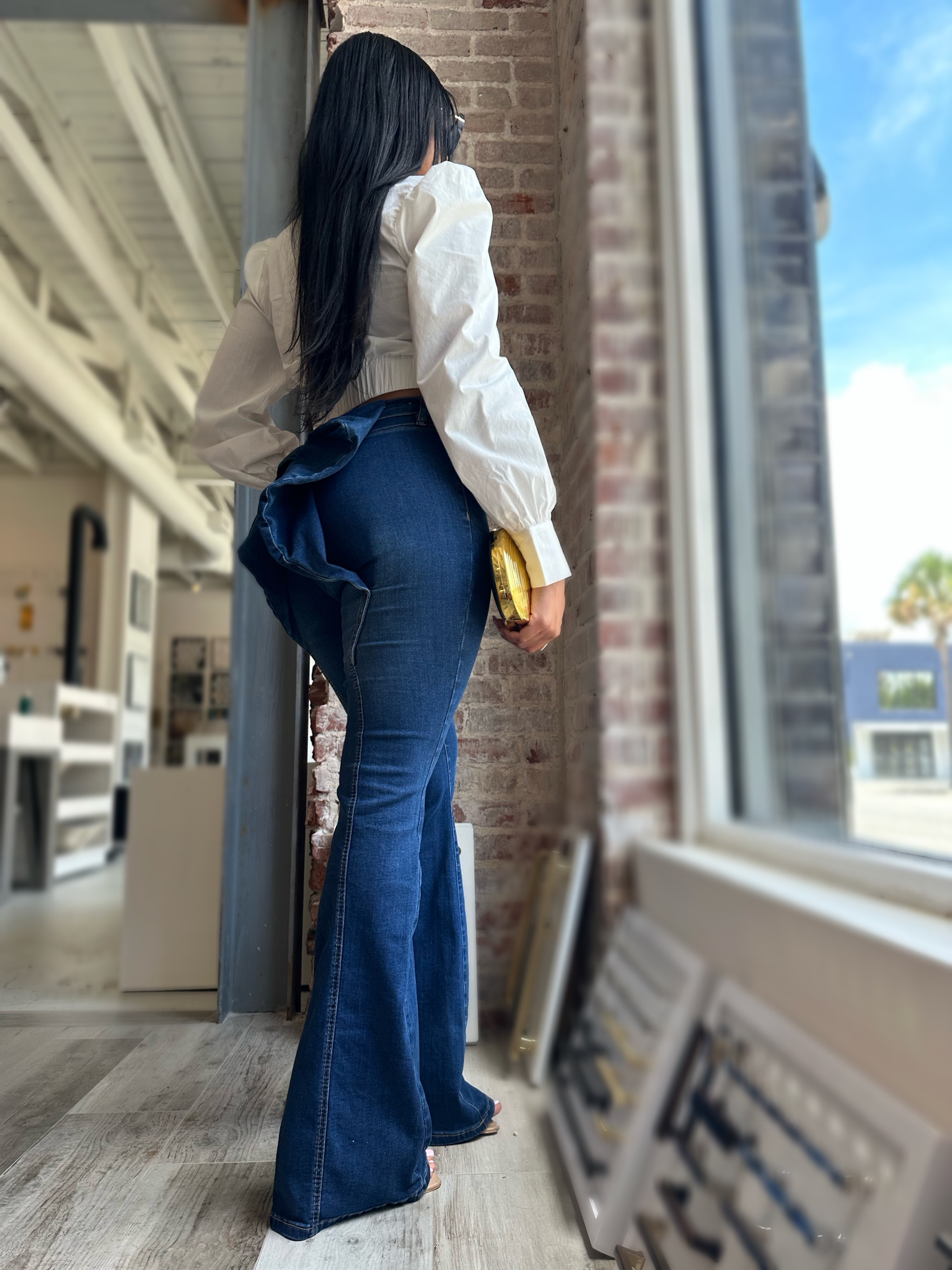 BBL Bow Jeans