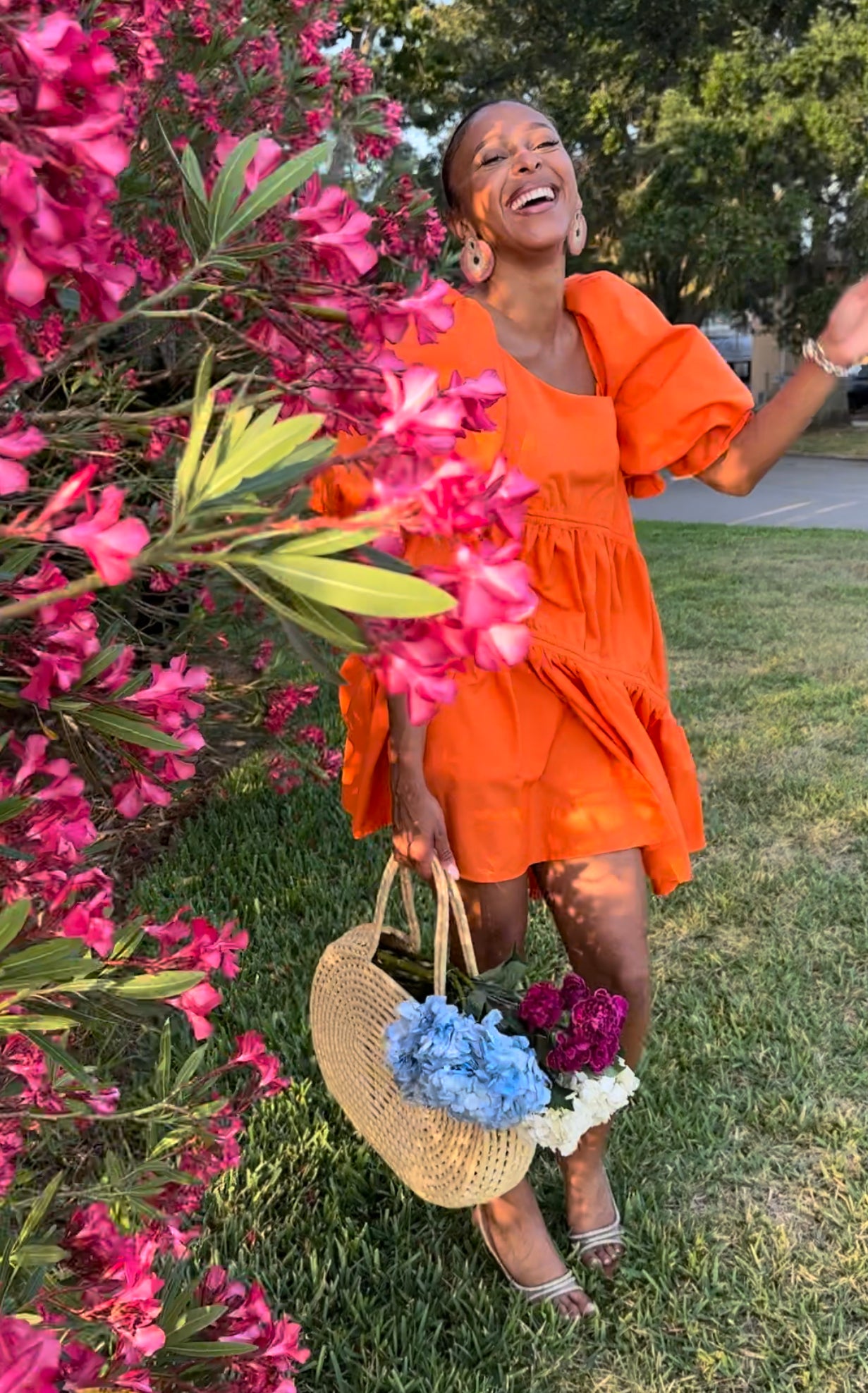 Babydoll Dress Orange Small 2-4 Final Sale Babydoll Dress Orange Small 2-4 Final Sale
