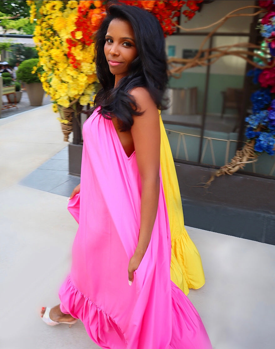 Ghana Dreaming Maxi (Bubble Gum Pink) Medium 10-12 Ghana Dreaming Maxi (Bubble Gum Pink) Medium 10-12