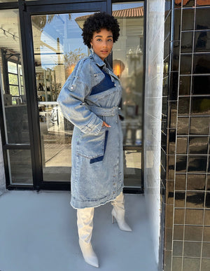 All Denim Trench