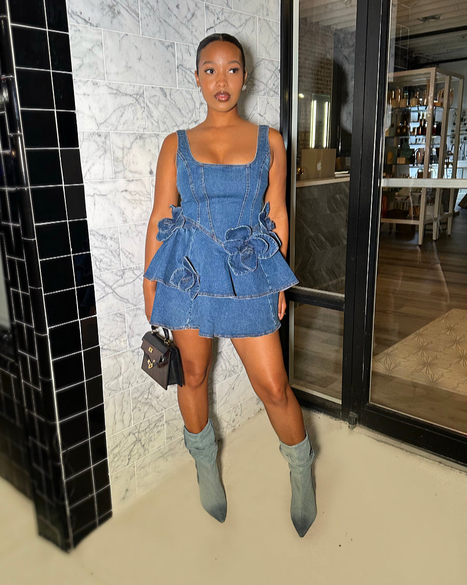Rosetta Denim Top/Mini