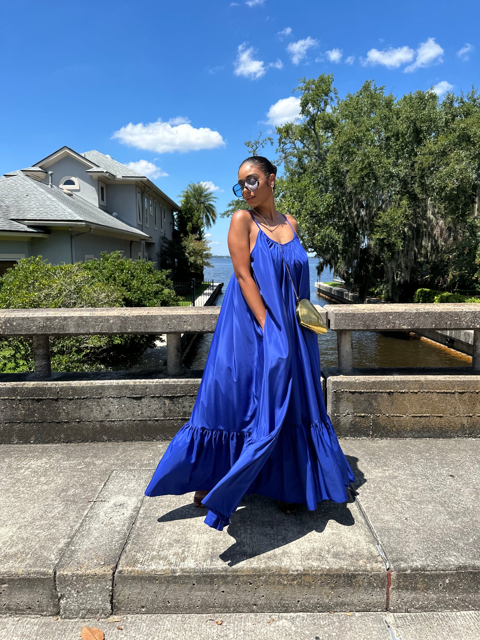 Ghana Dreaming Maxi (Royal Blue)