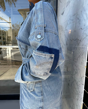 All Denim Trench