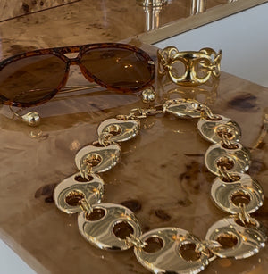 Gold Link Cuff