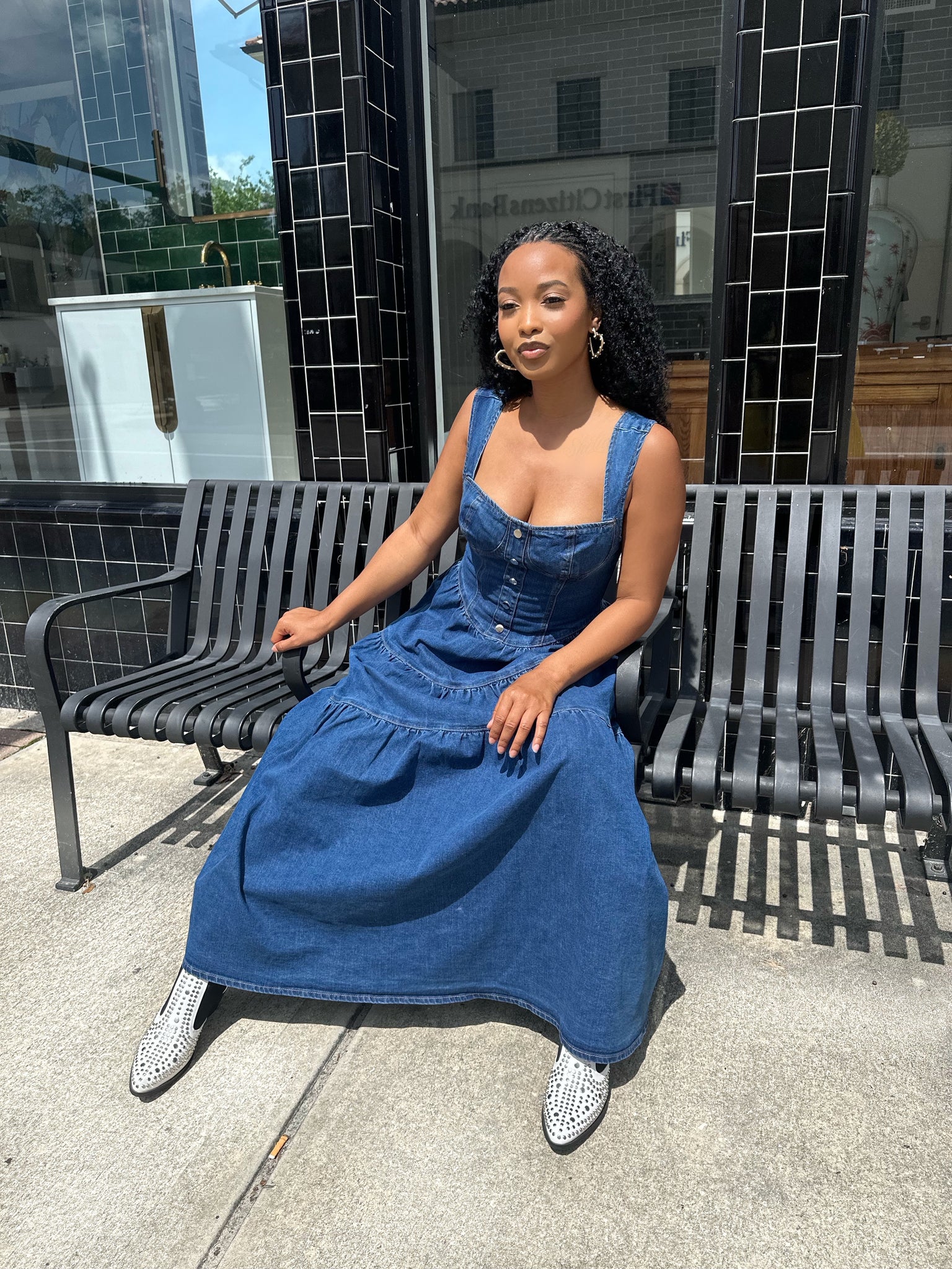 Denim Belle Maxi Meow and Barks Boutique Denim Belle Maxi Meow and Barks Boutique