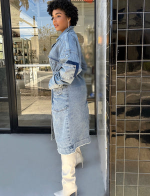 All Denim Trench