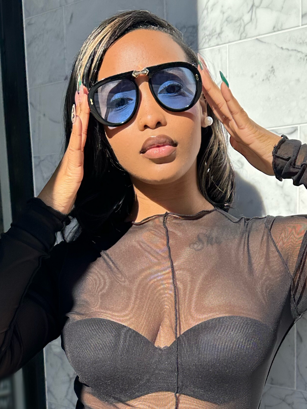 Hot Shot Sunnies Blue *SHIPS 3/29