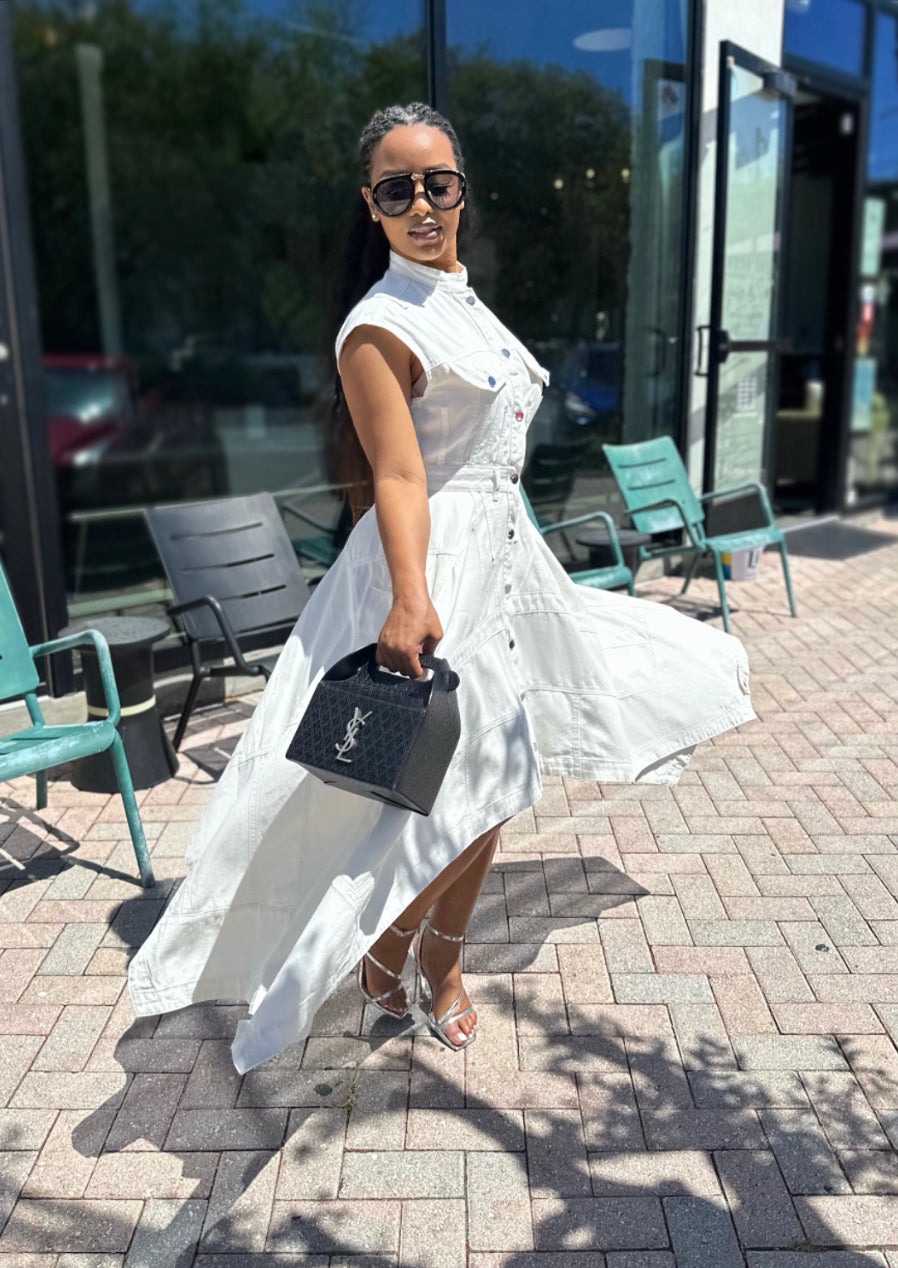 women's white denim dress Girl (White) 1X 16 ZARA NEW WOMAN SEQUINS Discover the perfect summer Promotion_SpringEvent25 Shoe Size:11 (45 EU)