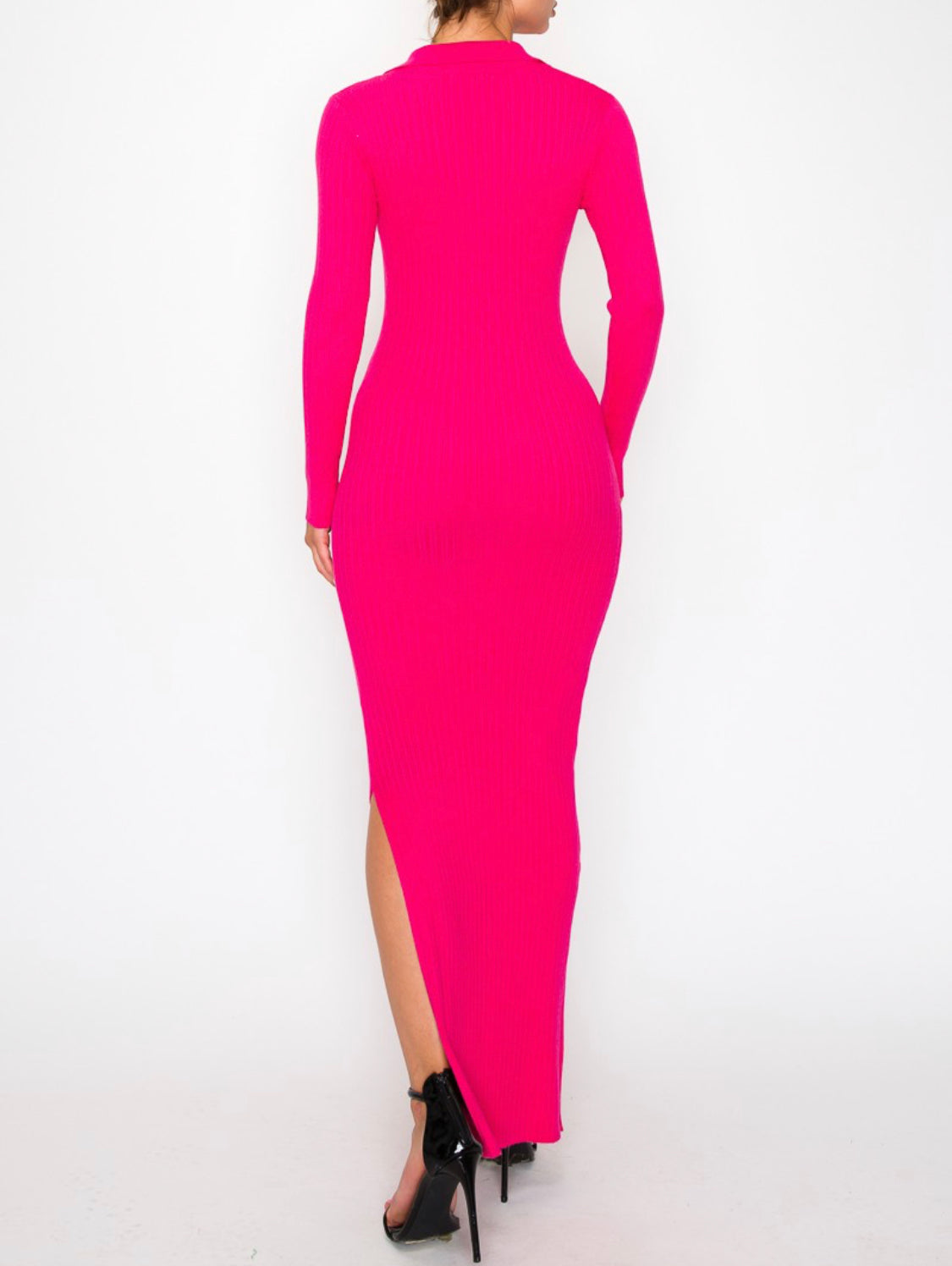 fuchsia pink sweater dress 27 Inspiring Ideas How To Rock A Sweater Dress On Daily Basis