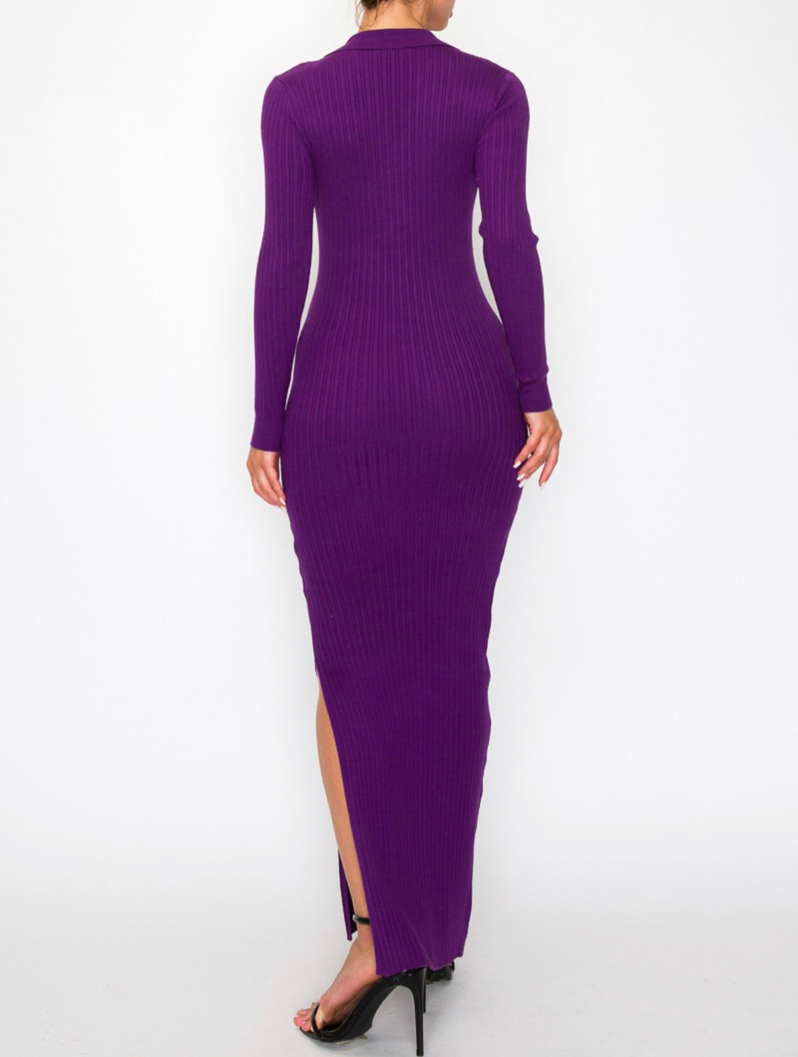 Snapback Sweater Dress (PURPLE) Meow and Barks Boutique Snapback Sweater Dress (PURPLE) Meow and Barks Boutique