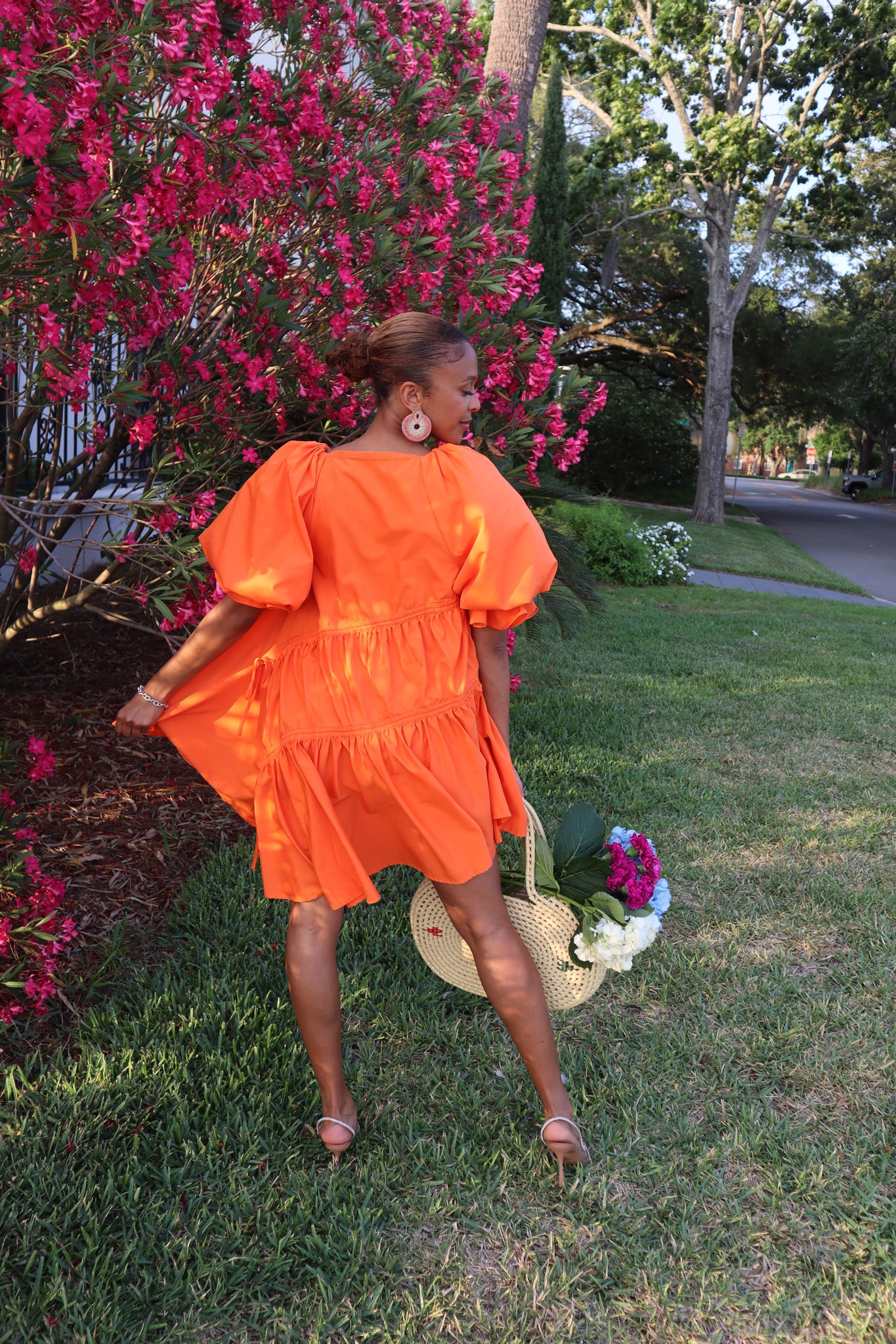 Babydoll Dress ORANGE Meow and Barks Boutique Babydoll Dress ORANGE Meow and Barks Boutique
