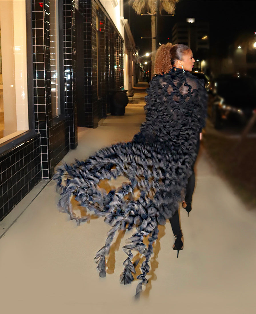 So Lavish Ruffle Cardigan