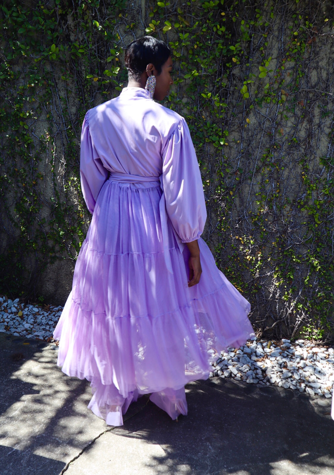 Lavender Now! Tulle Top