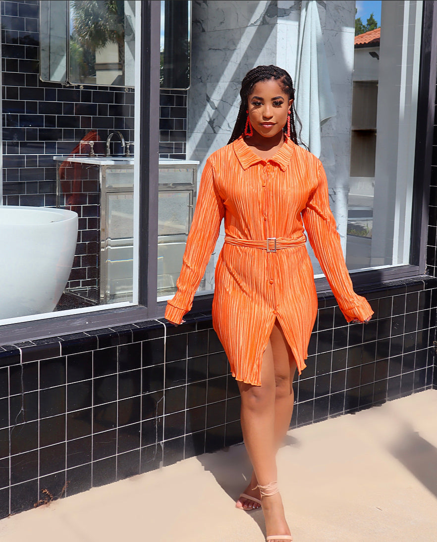 orange dress night out Date Night Special ORANGE Small fits up to 3/4
