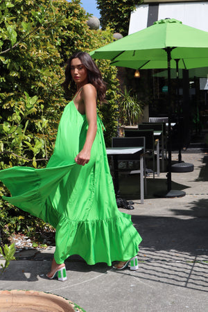 Ghana Dreaming Maxi (Green) Meow and Barks Boutique Ghana Dreaming Maxi (Green) Meow and Barks Boutique