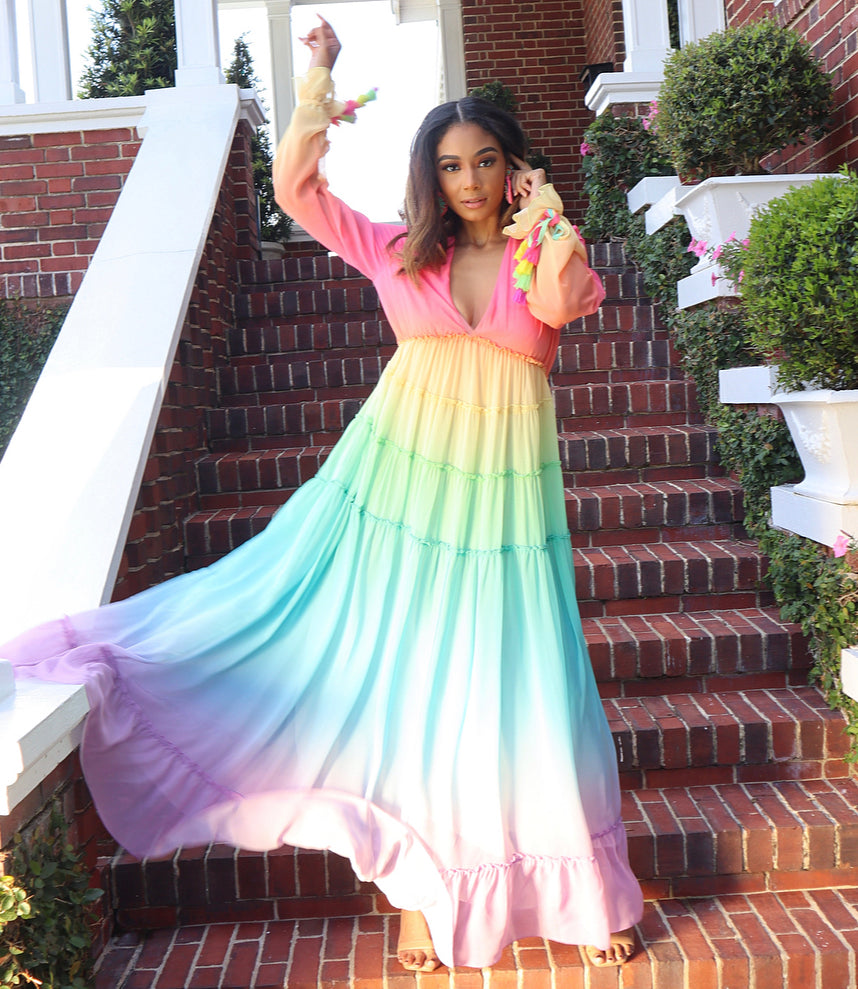 Ombre Sunset Maxi SMALL-3X  Final Sale