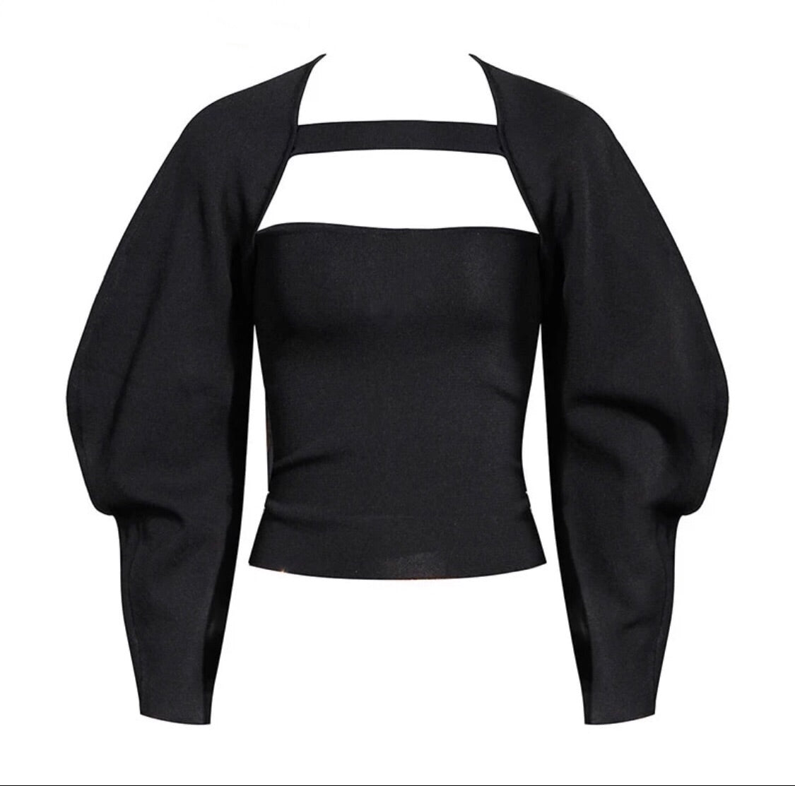 Black Sweater Set (BLACK)