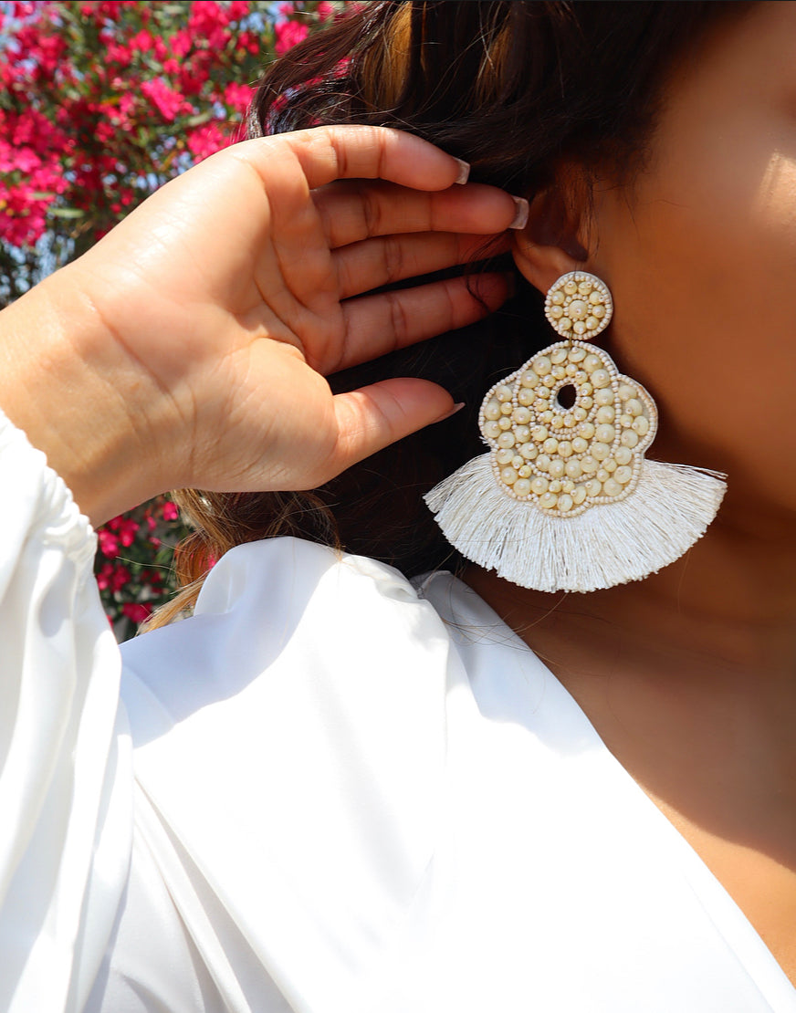 All of That Earrings (WHITE)